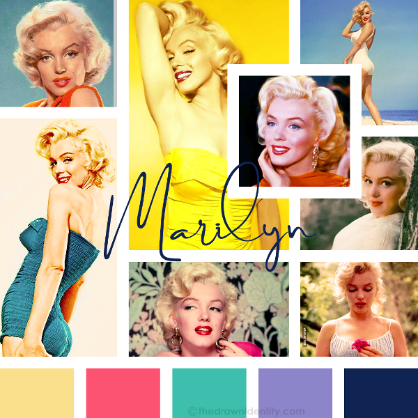 marilyn-bombshell-style-brand-guide-colour-palette-example